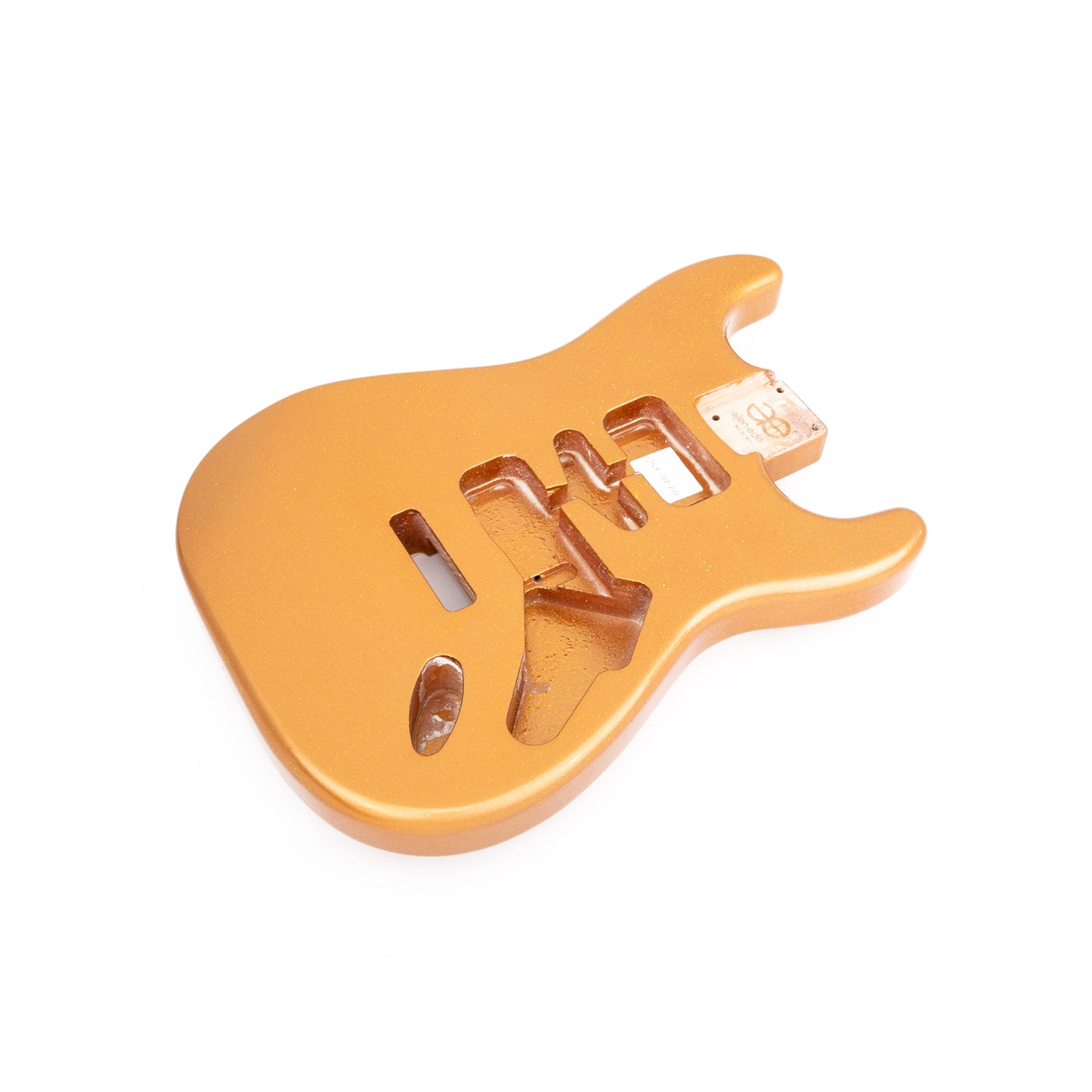 AE Guitars® S-Style Alder Replacement Guitar Body Gold Sparkle