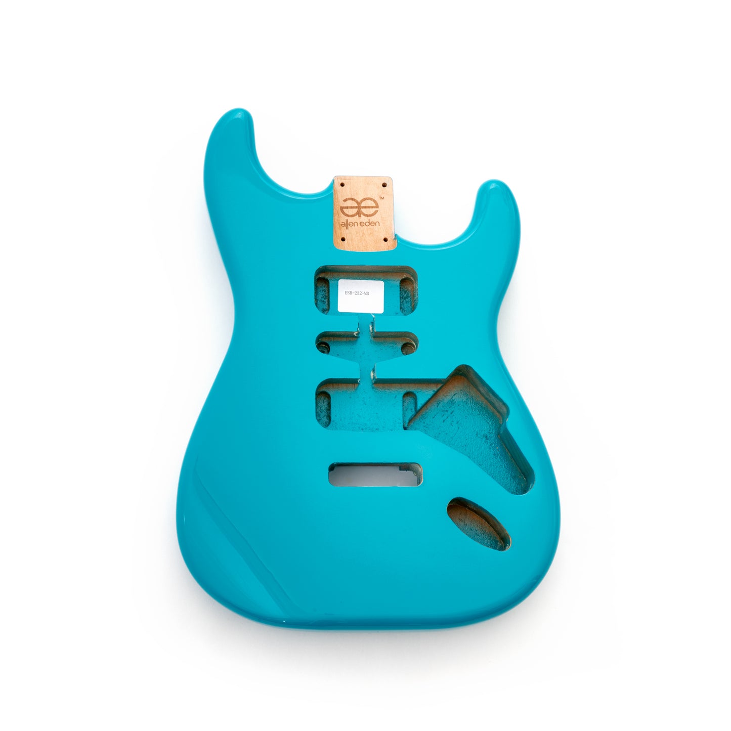 AE Guitars® S-Style Alder Replacement Guitar Body Miami Blue
