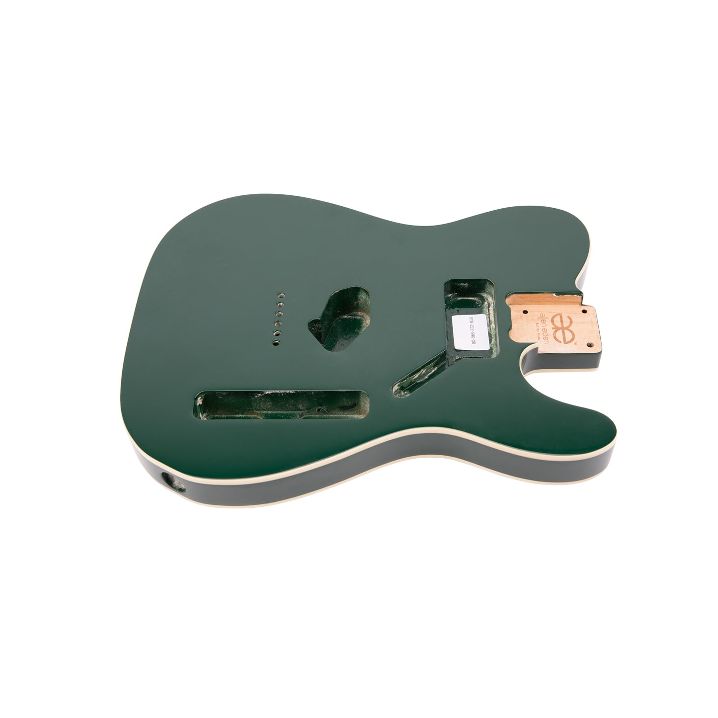 AE Guitars® T-Style Alder Replacement Guitar Body British Race Green with Binding