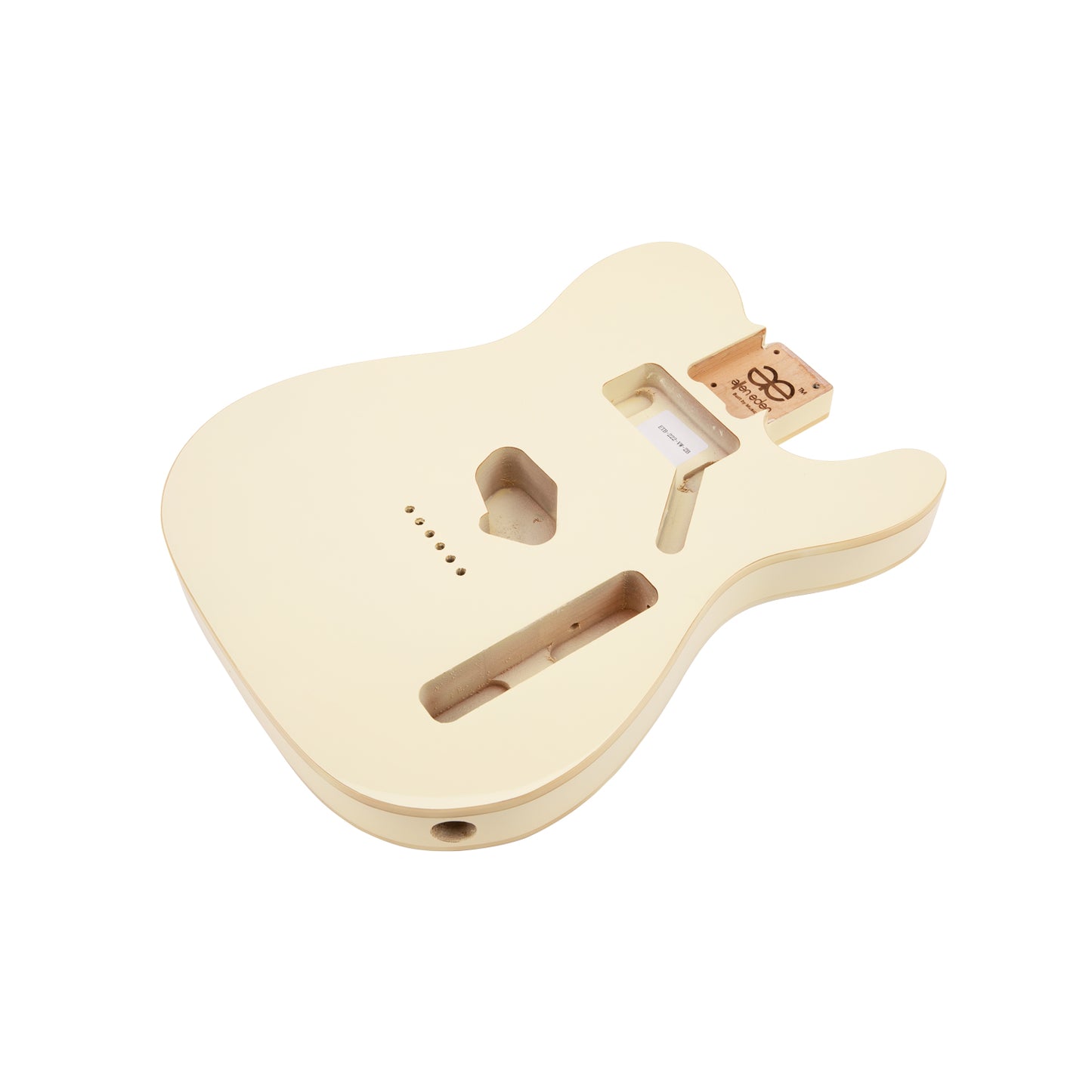 AE Guitars® T-Style Alder Replacement Guitar Body Vintage White with Binding