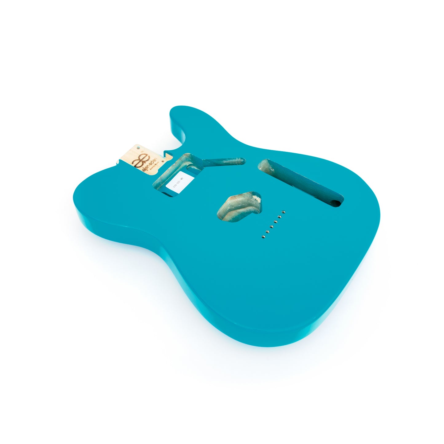 AE Guitars® T-Style Paulownia Replacement Guitar Body Miami Blue