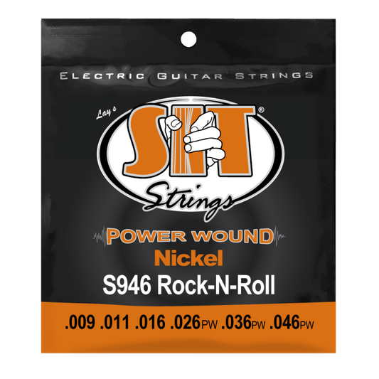 SIT S946 Nickel Wound Electric Guitar Strings - Rock 'n' Roll (9-46)