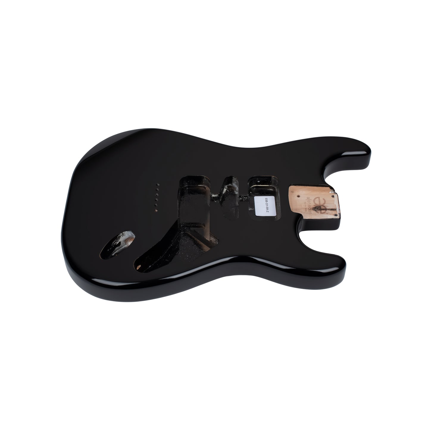 AE Guitars® S-Style Alder Replacement Guitar Body Black