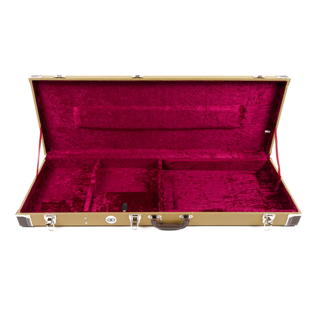 Allen Eden Tweed Hard Shell Guitar Case for Strat / Tele Styles – AE ...