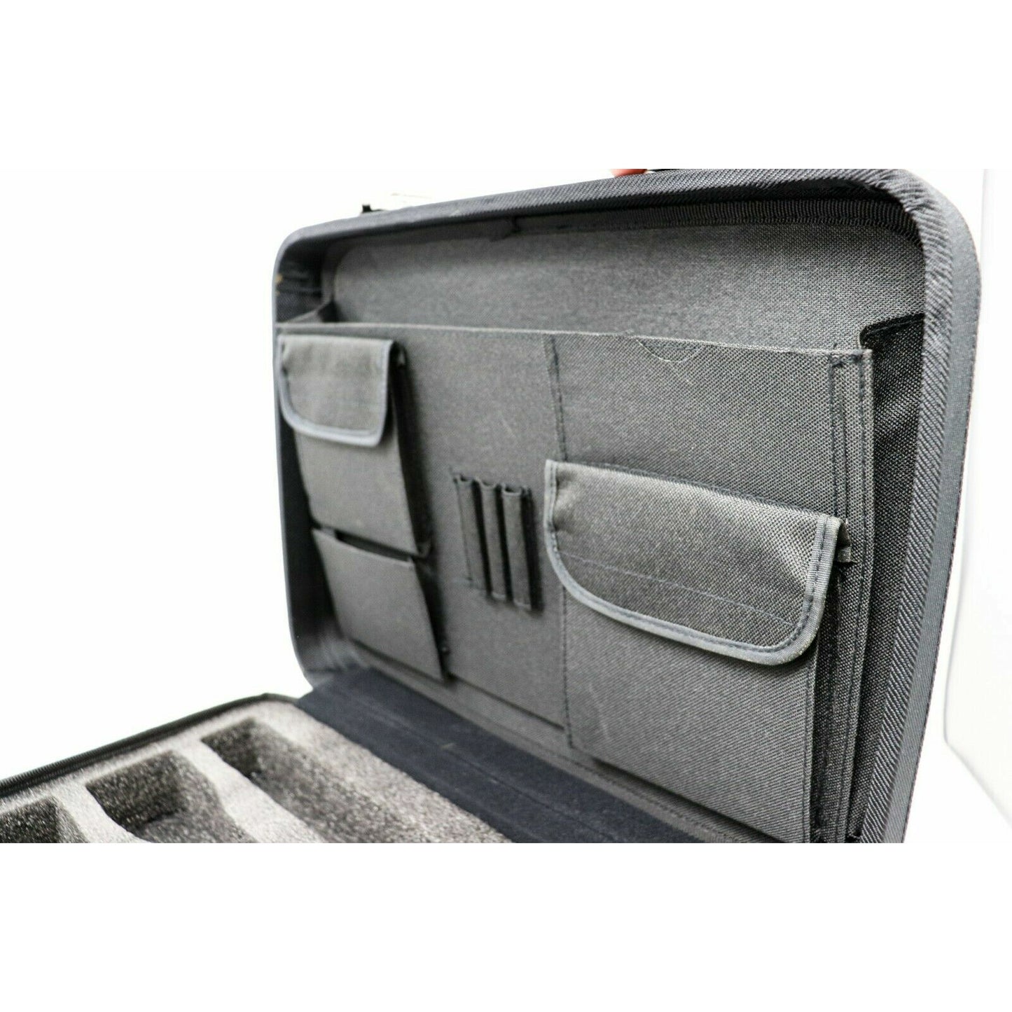 4 Microphone Carrying Case Mic Instrument Storage Portable Flight Box