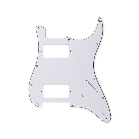 AE Guitars® HH Strat 3-PLY W/B/W White Pickguard