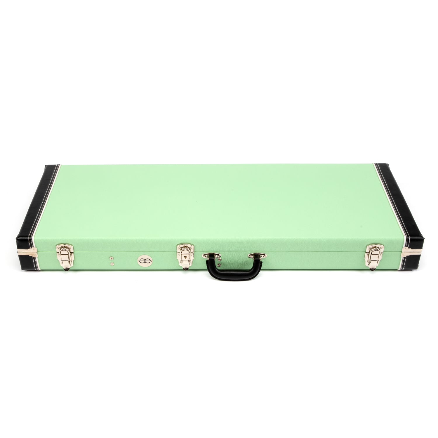 Green guitar deals case