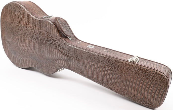 Allen Eden Alligator Leather 335 Case with Super Soft Coffee Velour