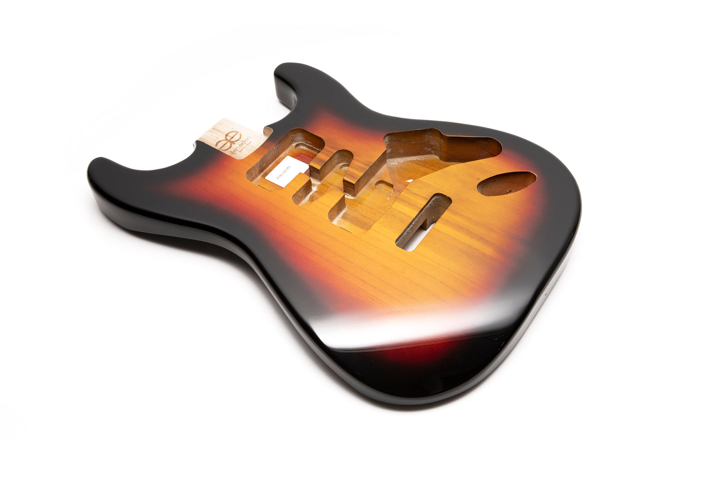 AE Guitars® S-Style Paulownia Replacement Guitar Body 3 Tone Sunburst