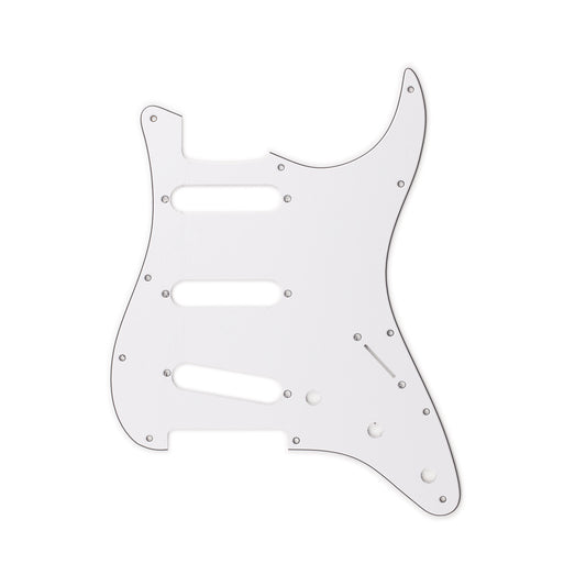 AE Guitars® SSS Strat 3-PLY W/B/W White Pickguard
