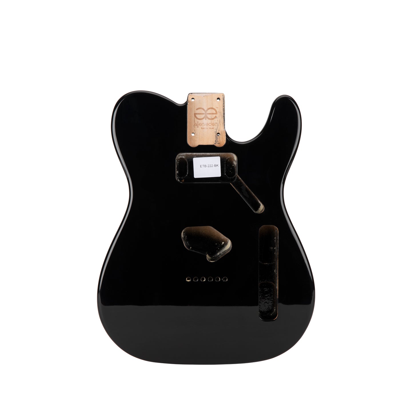 AE Guitars® T-Style Alder Replacement Guitar Body Black