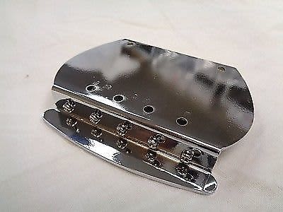 Chrome 5 String Bass Guitar Bridge for Music Man Style Bass