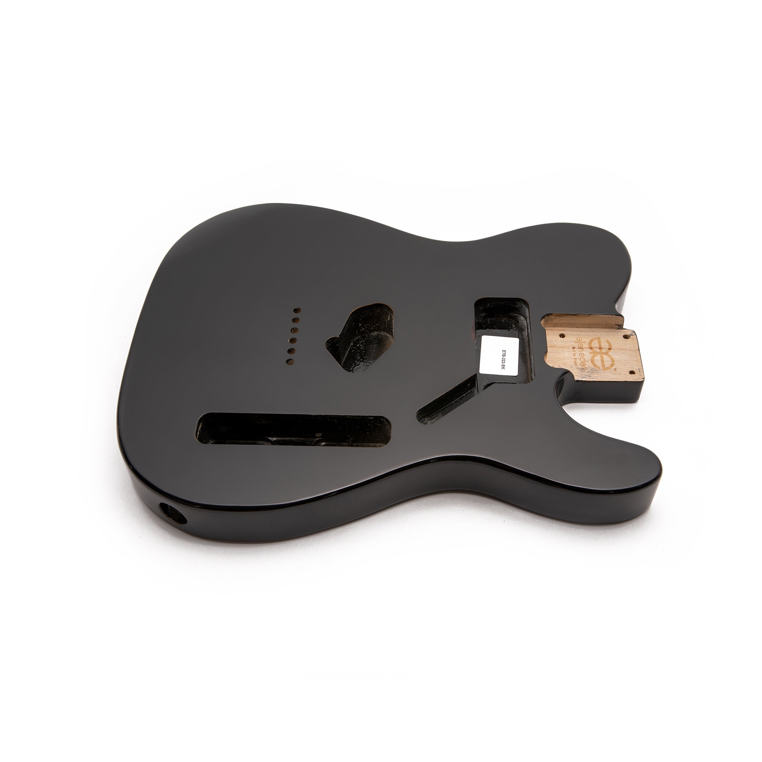 AE Guitars® T-Style Paulownia Replacement Guitar Body Black